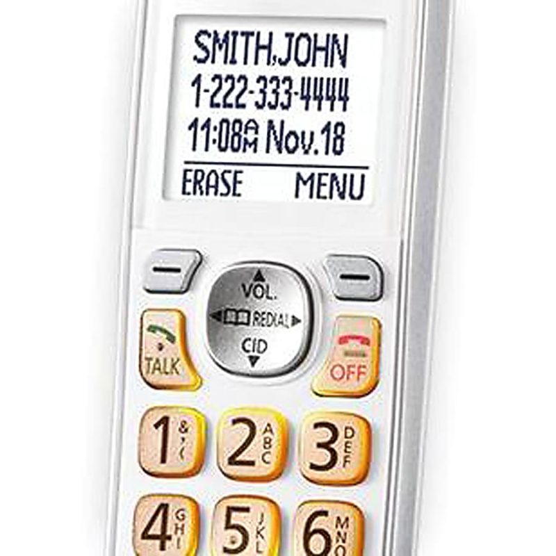Panasonic® KX-TGD532W DECT 6.0 PLUS Expandable Digital Cordless Phone System - Image 7