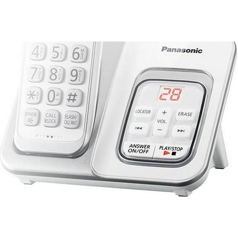 Panasonic® KX-TGD532W DECT 6.0 PLUS Expandable Digital Cordless Phone System - Image 9