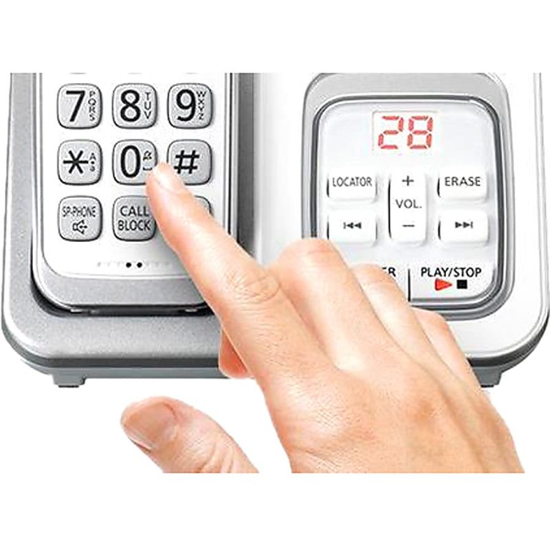 Panasonic® KX-TGD532W DECT 6.0 PLUS Expandable Digital Cordless Phone System - Image 10