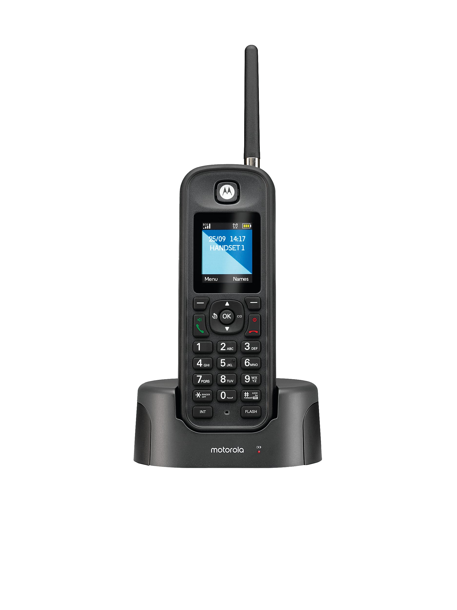 Motorola® O2 Series Digital Cordless Phone With Digital Answering Machine, MOTO-O211 - Image 4
