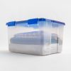 Iris Ultimate Weathertight Storage Boxes, 19-3/4”L x 16-3/16”W x 14-1/4”H, 46.6 Qt, Clear, Set Of 4 Boxes - Image 9
