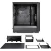 Fractal Design Meshify C Computer Case - Mid-tower - Black - Steel - 5 x Bay - 2 x 4.72" x Fan(s) Installed - ATX, Micro ATX, ITX Motherboard Supported - 7 x Fan(s) Supported - 3 x Internal 2.5" Bay - 2 x Internal 2.5"/3.5" Bay(s) - 7x Slot(s) - Image 7