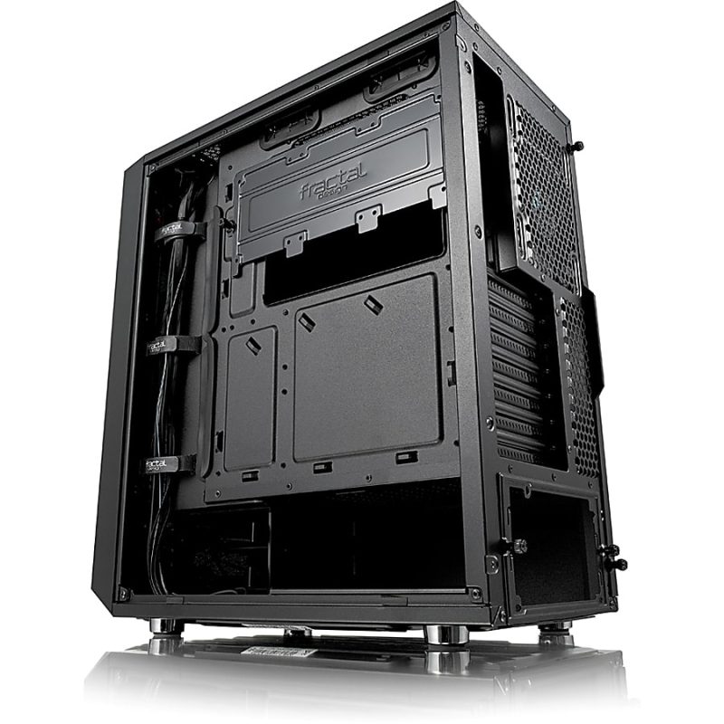 Fractal Design Meshify C Computer Case - Mid-tower - Black - Steel - 5 x Bay - 2 x 4.72" x Fan(s) Installed - ATX, Micro ATX, ITX Motherboard Supported - 7 x Fan(s) Supported - 3 x Internal 2.5" Bay - 2 x Internal 2.5"/3.5" Bay(s) - 7x Slot(s) - Image 11