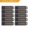 Centon DataStick Pro USB 2.0 Flash Drives, 16GB, Gray, Pack Of 10 Flash Drives - Image 2