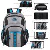 Mountain Edge Multi-Pocket Daisy Chain Backpack With 17" Laptop Sleeve, Gray - Image 2