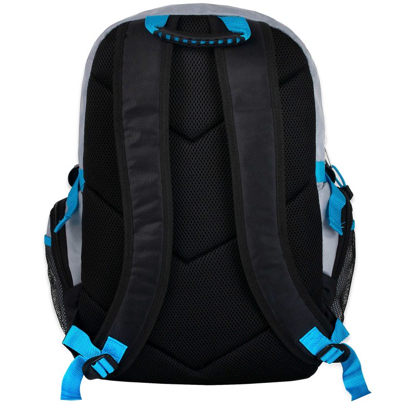 Mountain Edge Multi-Pocket Daisy Chain Backpack With 17" Laptop Sleeve, Gray - Image 5