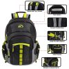 Mountain Edge Multi-Pocket Daisy Chain Backpack With 17" Laptop Sleeve, Dark Gray - Image 2