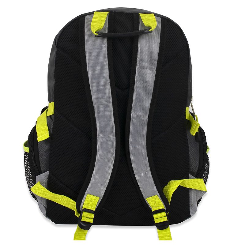 Mountain Edge Multi-Pocket Daisy Chain Backpack With 17" Laptop Sleeve, Dark Gray - Image 5