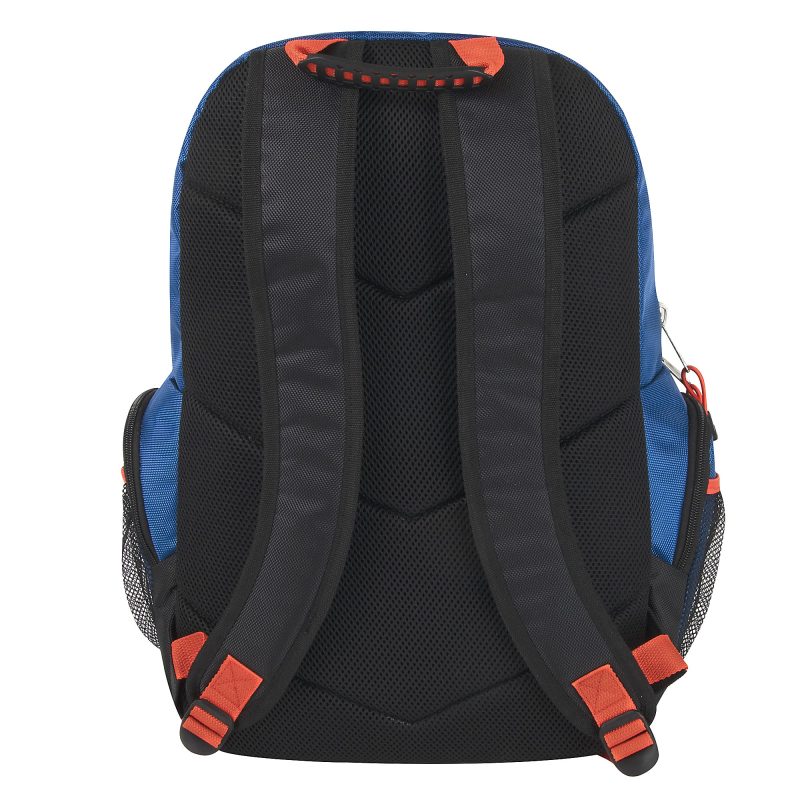 Mountain Edge Multi-Pocket Daisy Chain Backpack With 17" Laptop Sleeve, Blue - Image 6