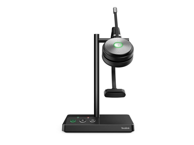 Yealink WH62 Mono UC On-Ear Wireless Headset, Black - Image 2