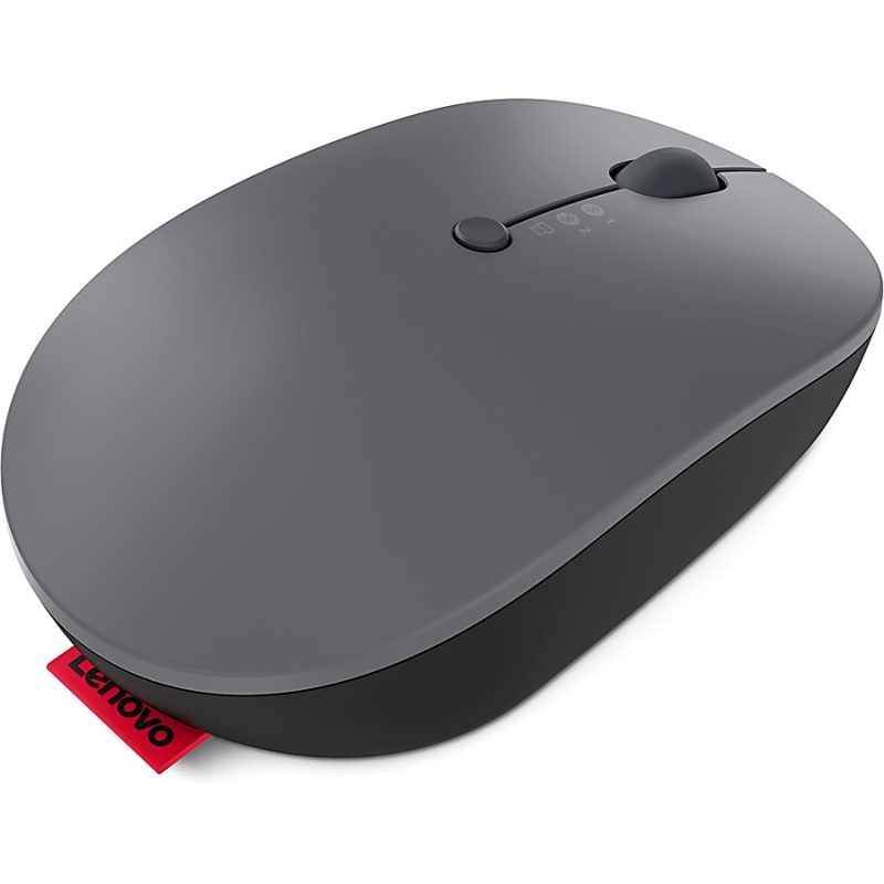 Lenovo Go Wireless Multi-Device Mouse - Blue Optical - Wireless - Bluetooth/Radio Frequency - 2.40 GHz - Rechargeable - Black - USB Type C - 2400 dpi - Scroll Wheel - 5 Button(s) - 6 Programmable Button(s) - Image 5