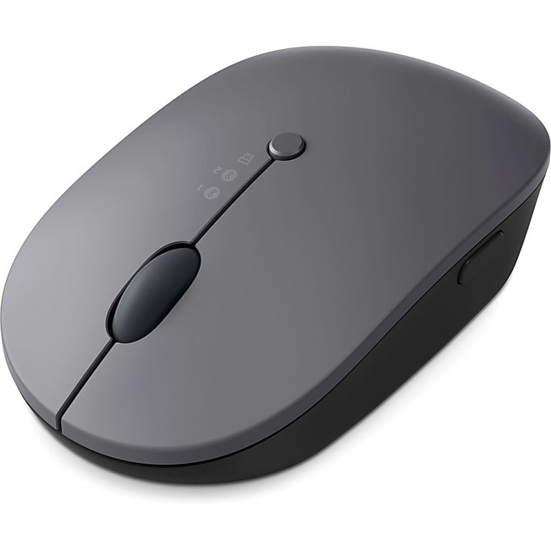 Lenovo Go Wireless Multi-Device Mouse - Blue Optical - Wireless - Bluetooth/Radio Frequency - 2.40 GHz - Rechargeable - Black - USB Type C - 2400 dpi - Scroll Wheel - 5 Button(s) - 6 Programmable Button(s) - Image 7