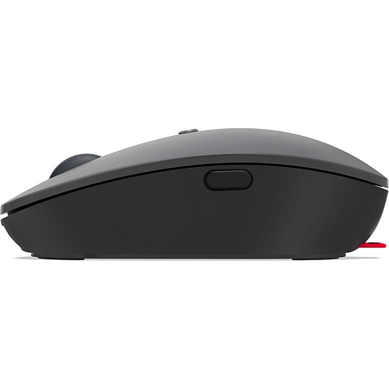 Lenovo Go Wireless Multi-Device Mouse - Blue Optical - Wireless - Bluetooth/Radio Frequency - 2.40 GHz - Rechargeable - Black - USB Type C - 2400 dpi - Scroll Wheel - 5 Button(s) - 6 Programmable Button(s) - Image 10