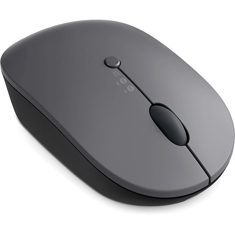 Lenovo Go Wireless Multi-Device Mouse - Blue Optical - Wireless - Bluetooth/Radio Frequency - 2.40 GHz - Rechargeable - Black - USB Type C - 2400 dpi - Scroll Wheel - 5 Button(s) - 6 Programmable Button(s) - Image 11