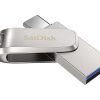 SanDisk® iXpand® Dual Drive USB-C Luxe Flash Drive, 128GB, Silver - Image 11