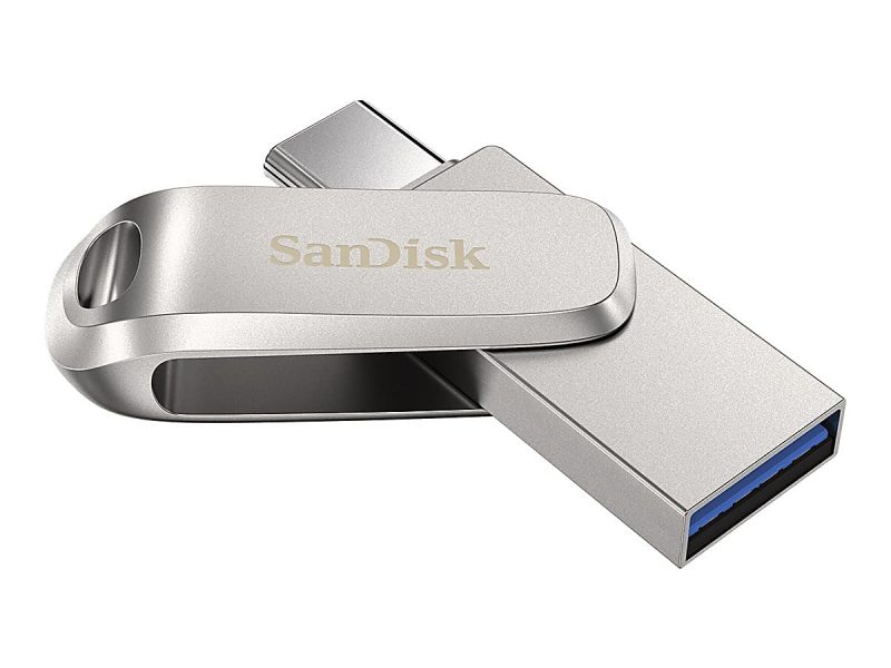 SanDisk® iXpand® Dual Drive USB-C Luxe Flash Drive, 128GB, Silver - Image 11