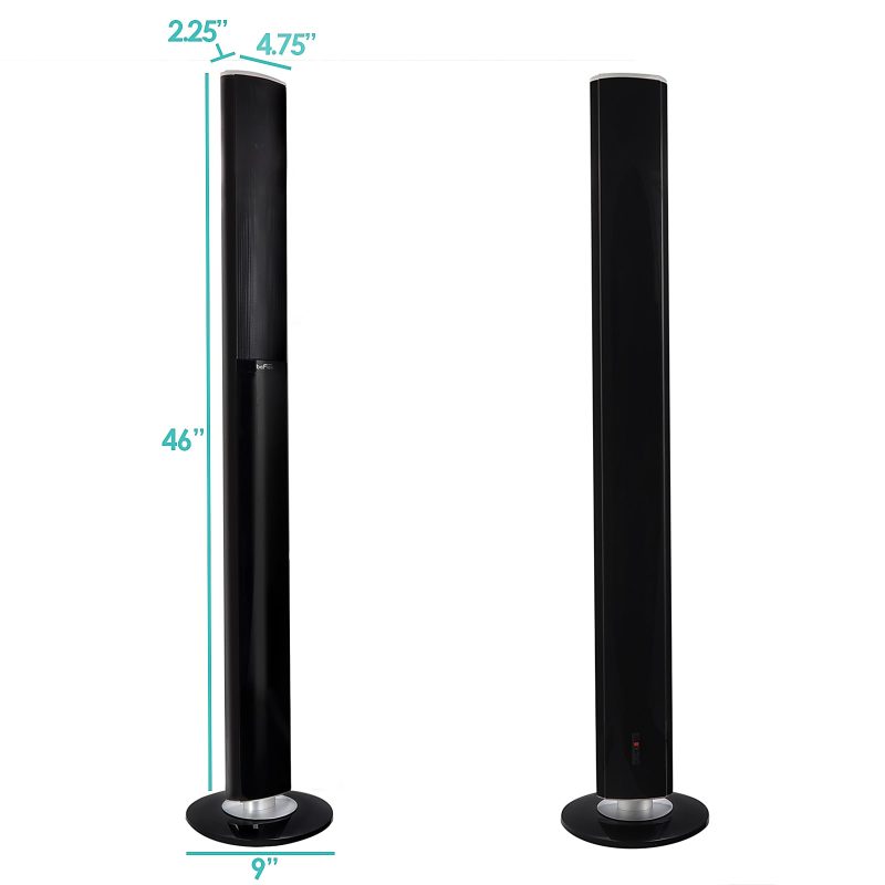 BeFree Sound 5.1 Channel Surround Sound Bluetooth® Speaker System, Black - Image 5