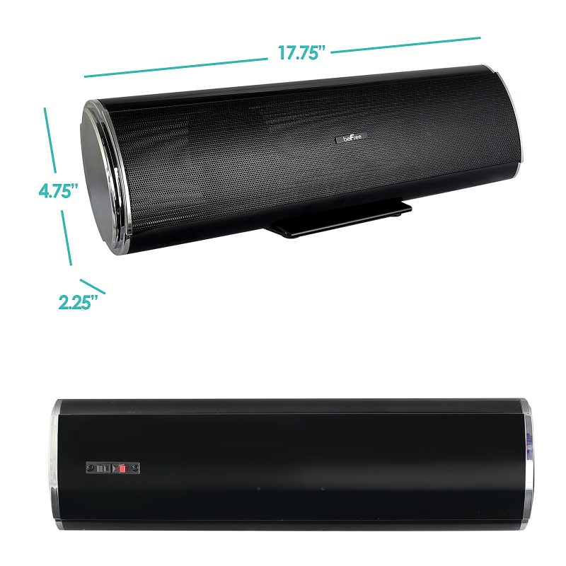 BeFree Sound 5.1 Channel Surround Sound Bluetooth® Speaker System, Black - Image 6