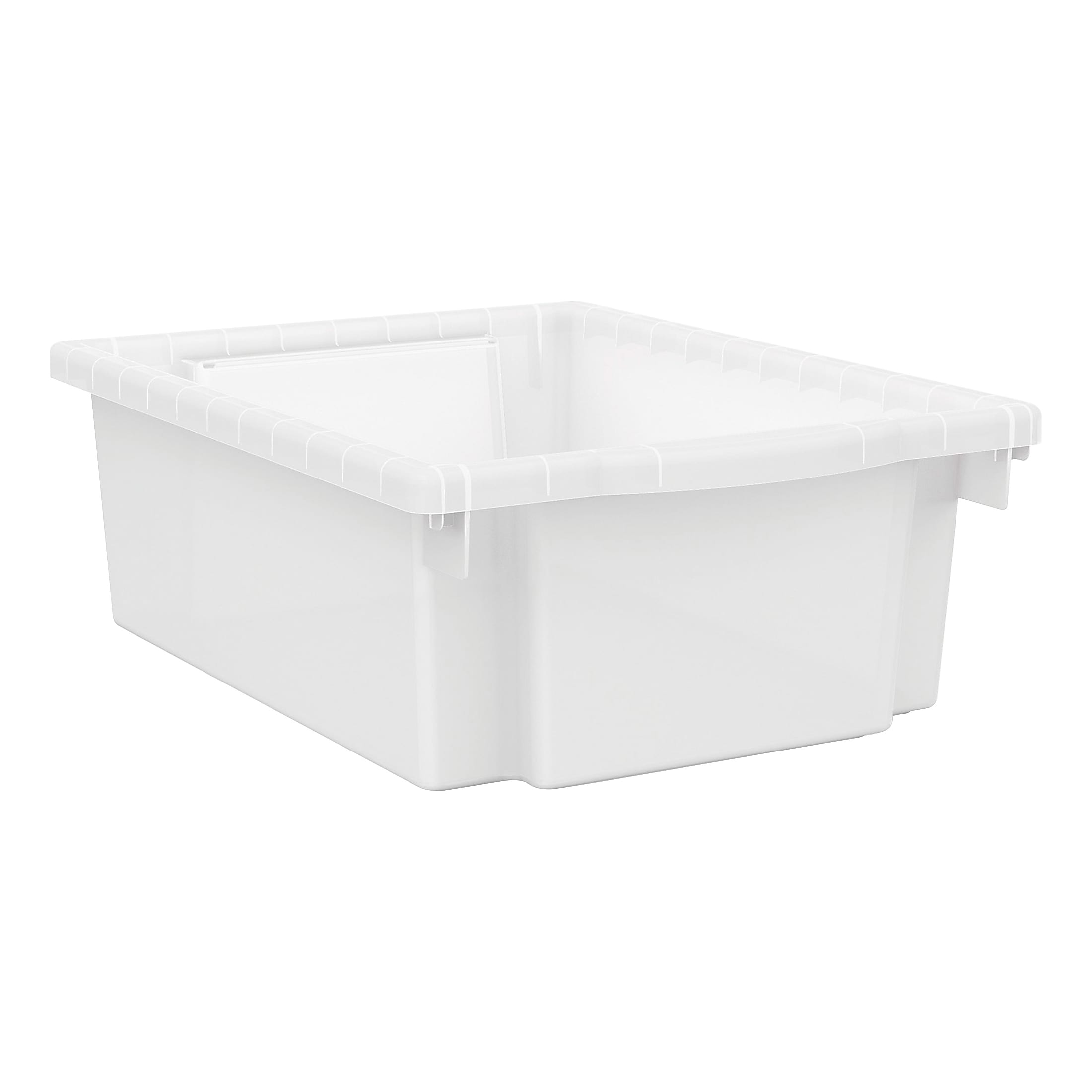 HON® Flagship Storage Collection Bin Kit, Small Size, 6" x 12 3/4" x 16", Translucent