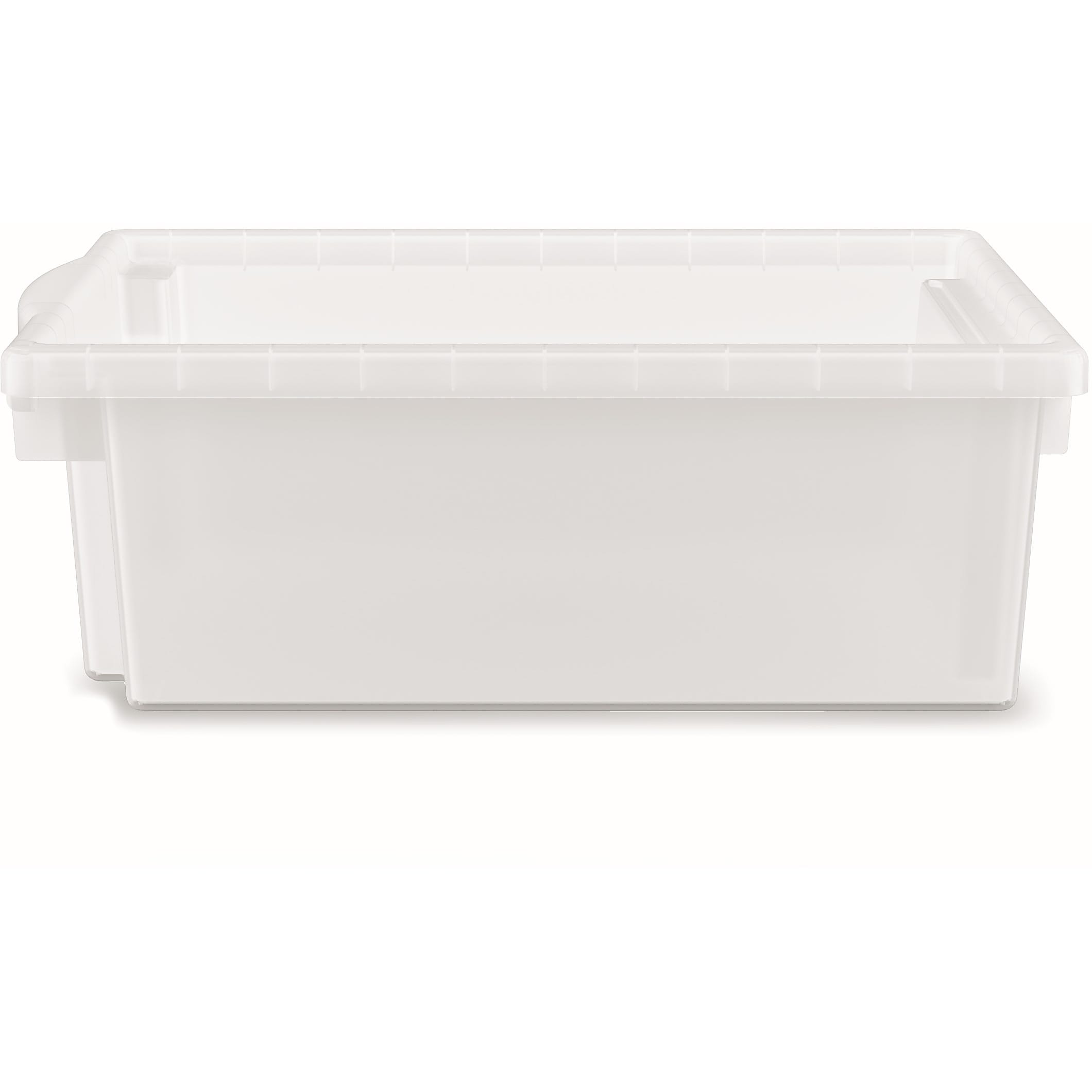 HON® Flagship Storage Collection Bin Kit, Small Size, 6" x 12 3/4" x 16", Translucent - Image 3