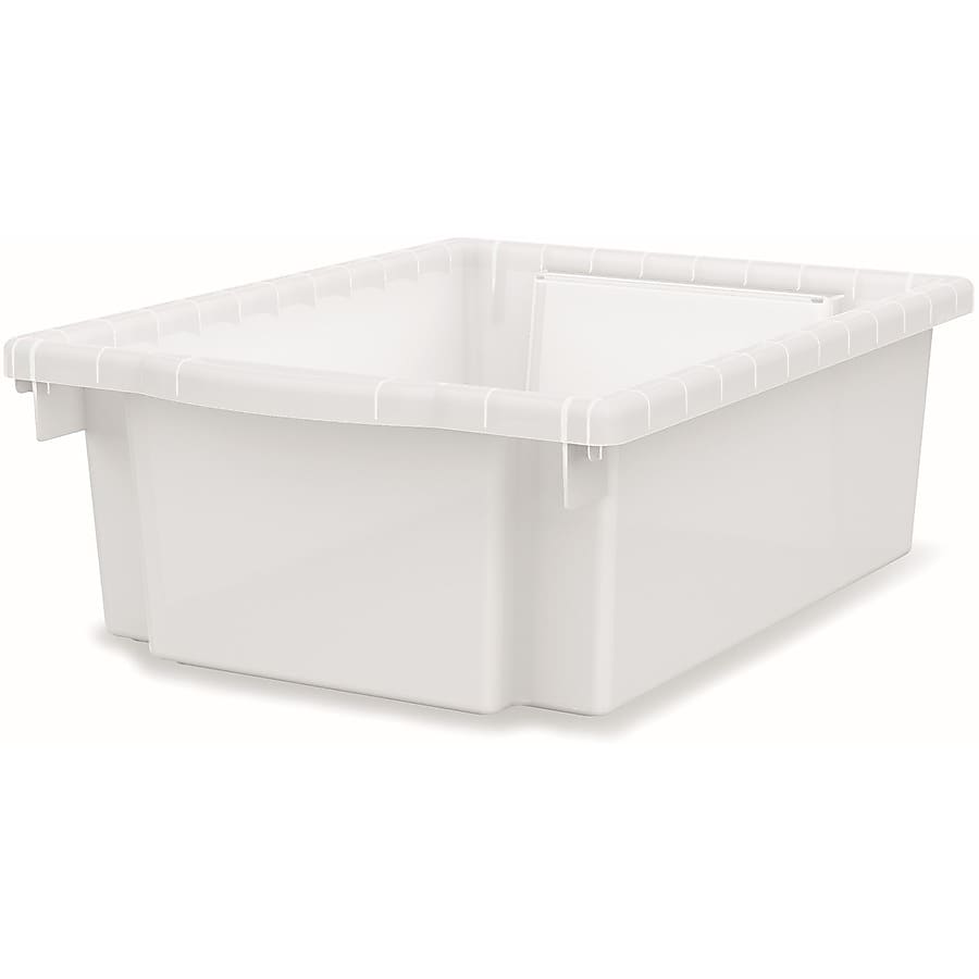 HON® Flagship Storage Collection Bin Kit, Small Size, 6" x 12 3/4" x 16", Translucent - Image 4