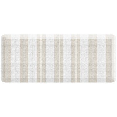 GelPro Designer Comfort Polyurethane Anti-Fatigue Mat For Hard Floors, 20” x 48”, Taylor Khaki