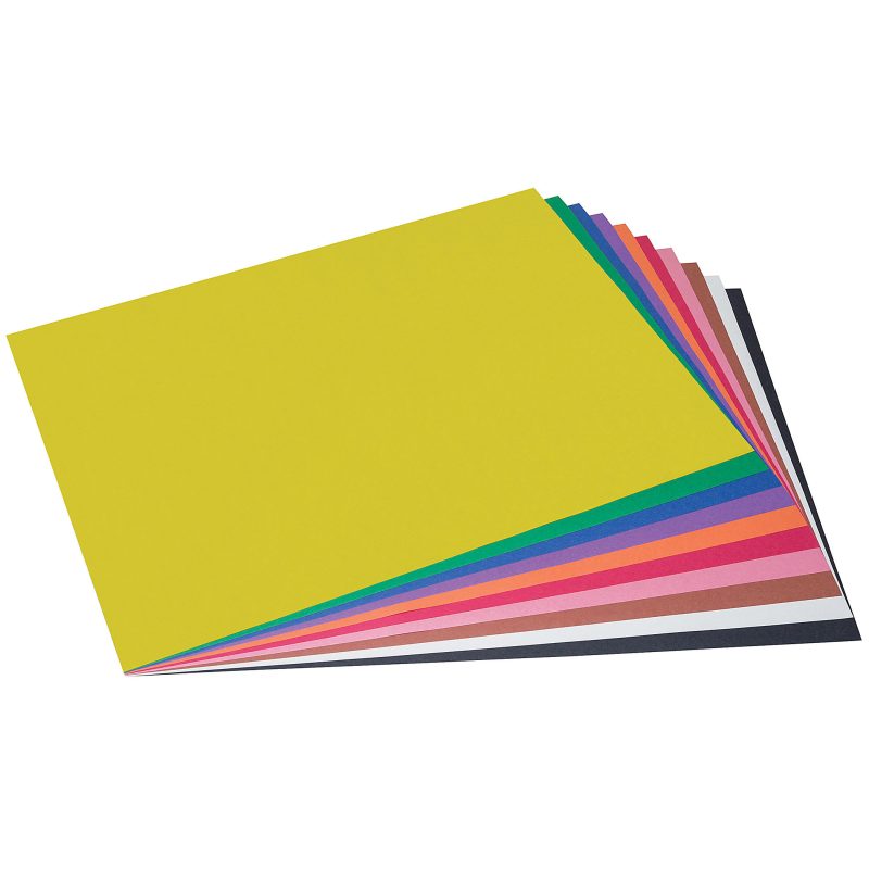 Prang® Construction Paper, 10 Assorted Colors, 18" x 24", 100 Sheets - Image 2