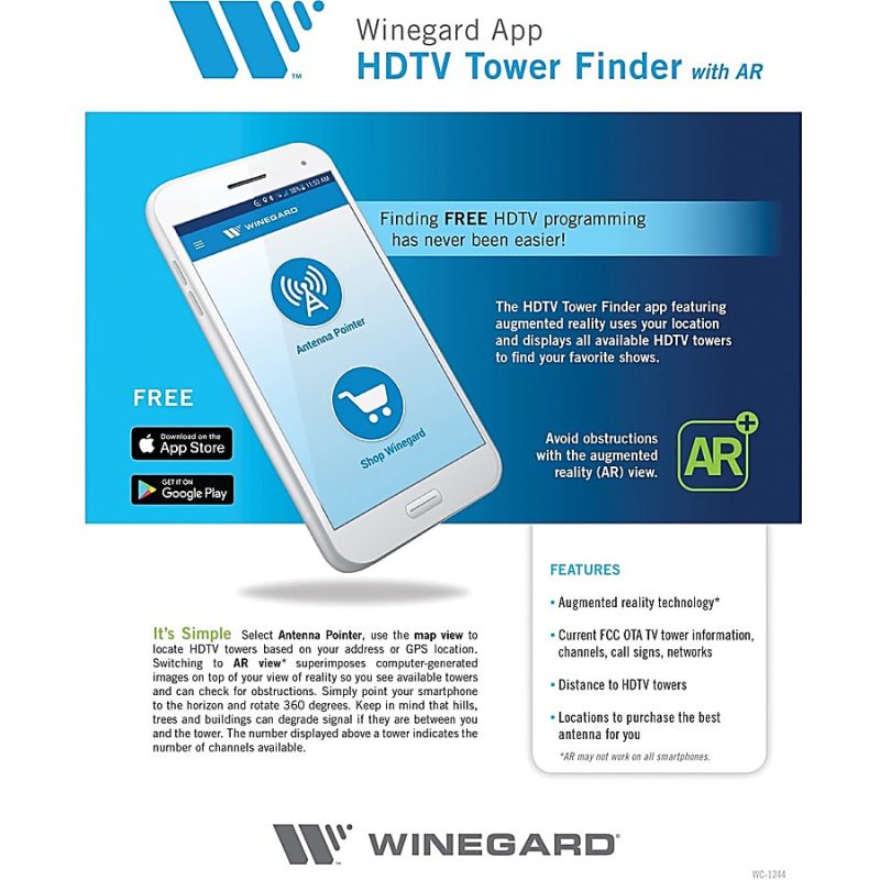 Winegard HD7698P TV Antenna - Range - UHF, VHF - TelevisionYagi - Image 2