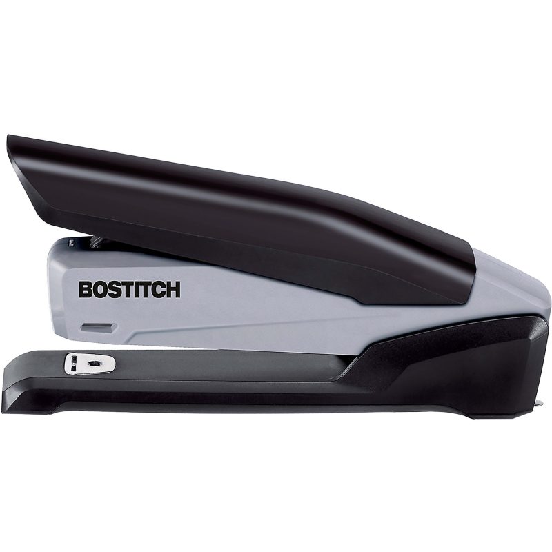 Bostitch® InPower™ Spring-Powered Desktop Stapler, 20-Sheet Capacity, Black/Gray - Image 7