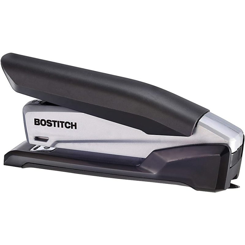 Bostitch® InPower™ Spring-Powered Desktop Stapler, 20-Sheet Capacity, Black/Gray - Image 9
