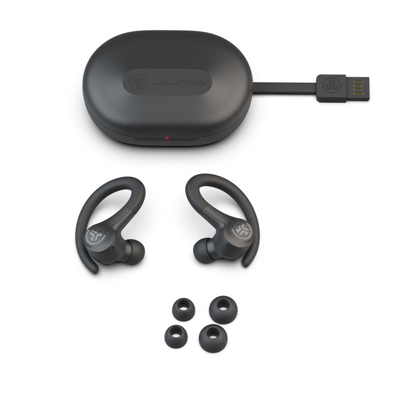 JLab Audio Go Air Sport True Wireless Earbuds With Microphone, Graphite - Image 5