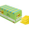 Post-it Pop Up Notes, 18 Pads, 3 in x 3 in, Clean Removal, School Supplies and Office Products, Sticky Notes for Vertical Surfaces, Monitors, Walls and Windows, Floral Fantasy Collection