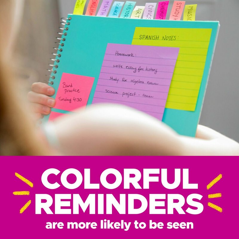 Post-it Pop Up Notes, 18 Pads, 3 in x 3 in, Clean Removal, School Supplies and Office Products, Sticky Notes for Vertical Surfaces, Monitors, Walls and Windows, Floral Fantasy Collection - Image 6
