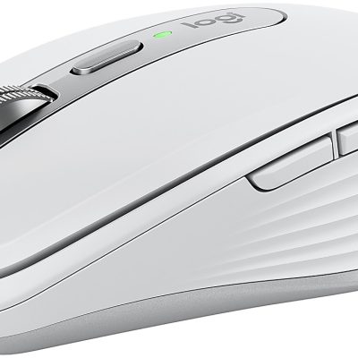 Logitech® MX Anywhere 3S Compact Wireless Mouse, 61% Recycled, Pale Gray, 910-006926