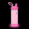 Takeya Actives Spout Reusable Water Bottle, 18 Oz, Glow-In-The-Dark Summer Pink - Image 3