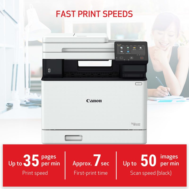Canon® imageCLASS® MF751Cdw Wireless Laser All-In-One Color Printer - Image 5
