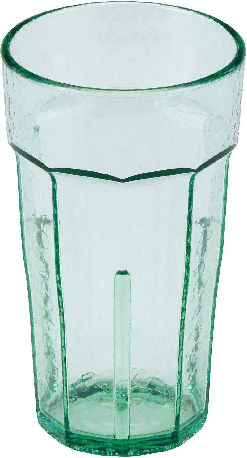 Cambro Laguna Styrene Tumblers, 6 Oz, Spanish Green, Pack Of 36 Tumblers