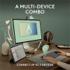 Logitech Pebble 2 Combo, Wireless Keyboard and Mouse, Quiet and Portable, Customizable, Logi Bolt, Tonal Rose - USB Type A Wireless Bluetooth Keyboard - Tonal Rose - USB Type A Wireless Bluetooth Mouse - Optical - 4000 dpi - 3 Button - Scroll Wheel - Image 3