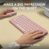 Logitech Pebble 2 Combo, Wireless Keyboard and Mouse, Quiet and Portable, Customizable, Logi Bolt, Tonal Rose - USB Type A Wireless Bluetooth Keyboard - Tonal Rose - USB Type A Wireless Bluetooth Mouse - Optical - 4000 dpi - 3 Button - Scroll Wheel - Image 8