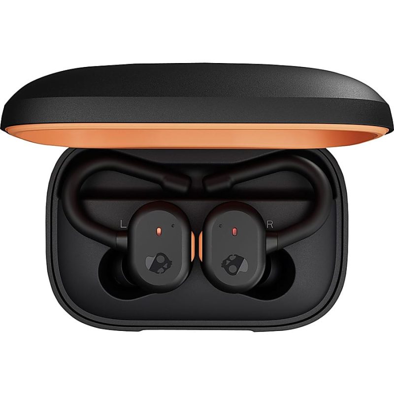 Skullcandy Push Active In-Ear True Wireless Headphones, Black/Orange - Image 7