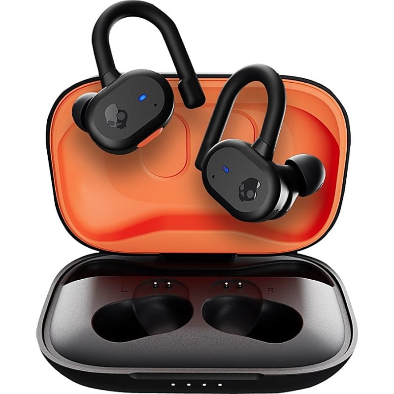 Skullcandy Push Active In-Ear True Wireless Headphones, Black/Orange - Image 9
