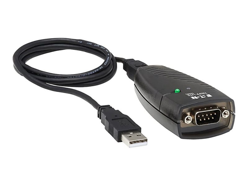 Eaton Tripp Lite Series Keyspan High Speed USB to Serial Adapter - Serial adapter - USB - RS-232 - black