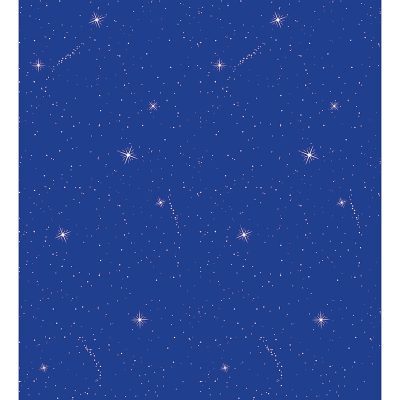 Pacon® Fadeless Bulletin Board Art Paper, 48" x 12', Lite Blue, Pack Of 4 Rolls - Night Sky
