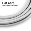 GE 3 Outlet Extension Cord, 25' Long Cord, Flat Plug, Gray, 43025 - Image 6