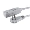 GE 3 Outlet Extension Cord, 25' Long Cord, Flat Plug, Gray, 43025 - Image 8