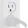 GE 6 Outlet Power Strip 2 Pack, 2' Cord, White, 14833 - Image 6