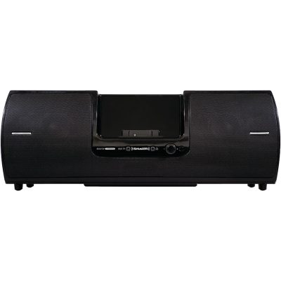 SiriusXM SXSD2 Dock & Play Radio Boombox, 7"H x 19"W x 8-1/2"D, Black