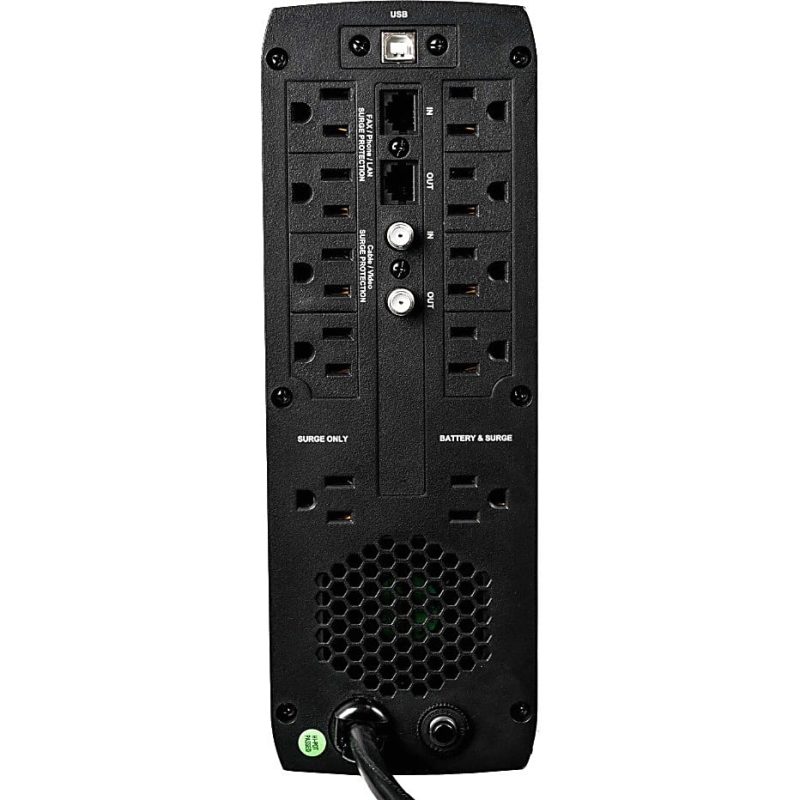 Vertiv Liebert PSA5 UPS - 1500VA/900W 120V | Line Interactive AVR Tower UPS - Battery Backup and Surge Protection | 10 Total Outlets | 2 USB Charging Port | LCD Panel | 3-Year Warranty | Energy Star Certified - Image 5