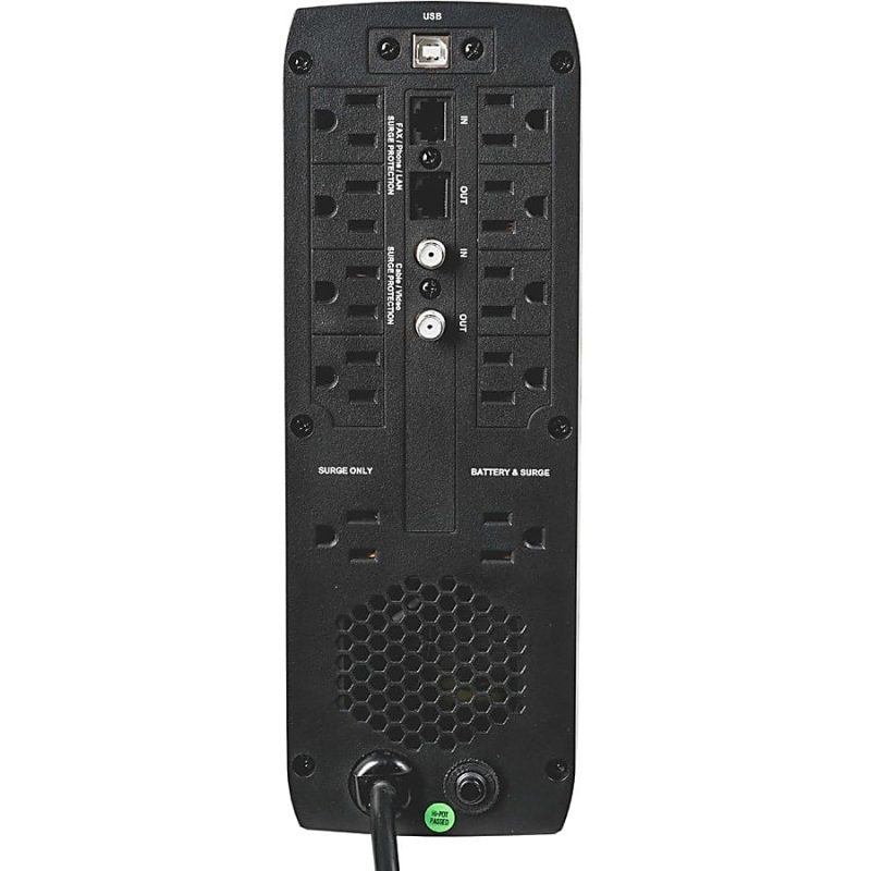 Vertiv Liebert PSA5 UPS - 1500VA/900W 120V | Line Interactive AVR Tower UPS - Battery Backup and Surge Protection | 10 Total Outlets | 2 USB Charging Port | LCD Panel | 3-Year Warranty | Energy Star Certified - Image 6