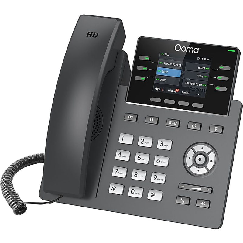 ooma 6-Line IP Corded Phone, OOMA2613 - Image 2